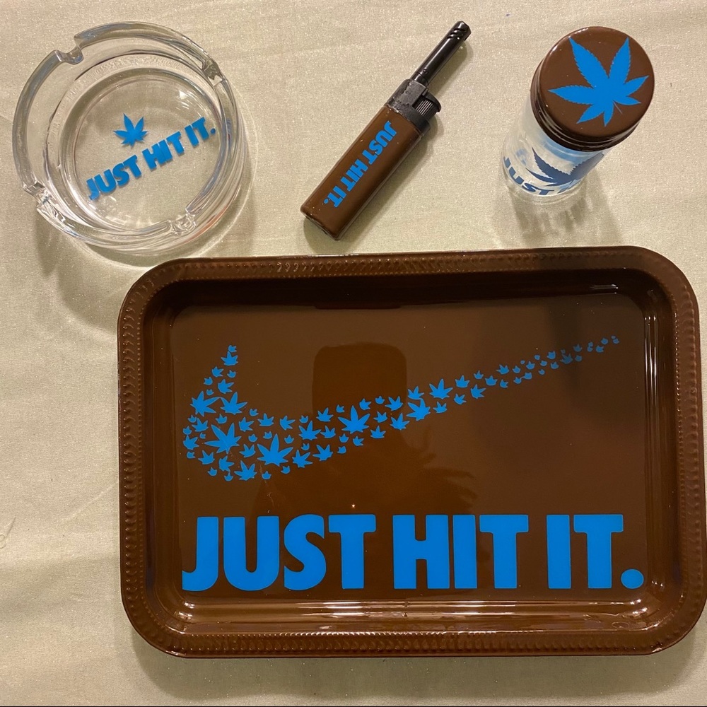 Rolling tray set